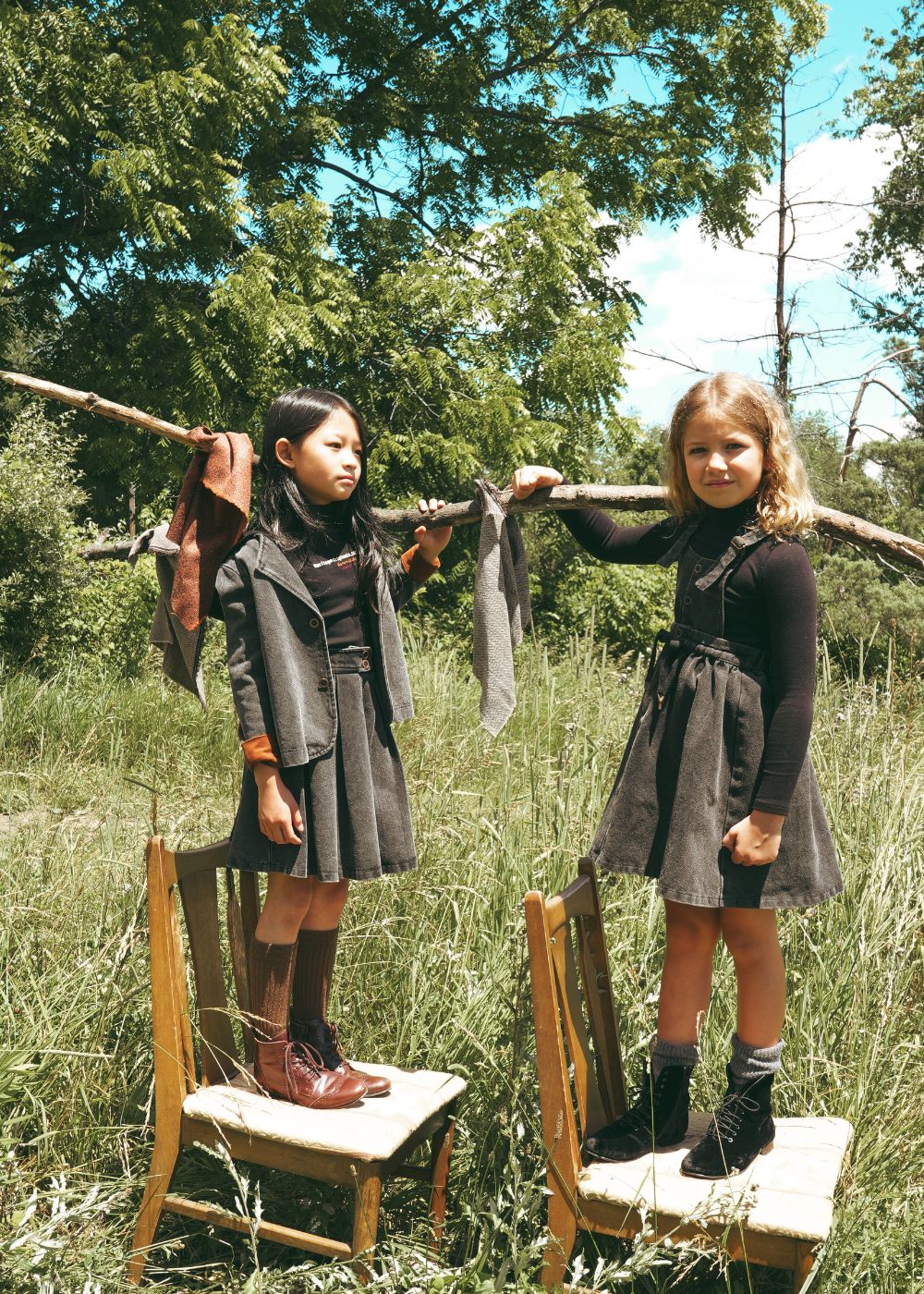 Denimwood Pinafore