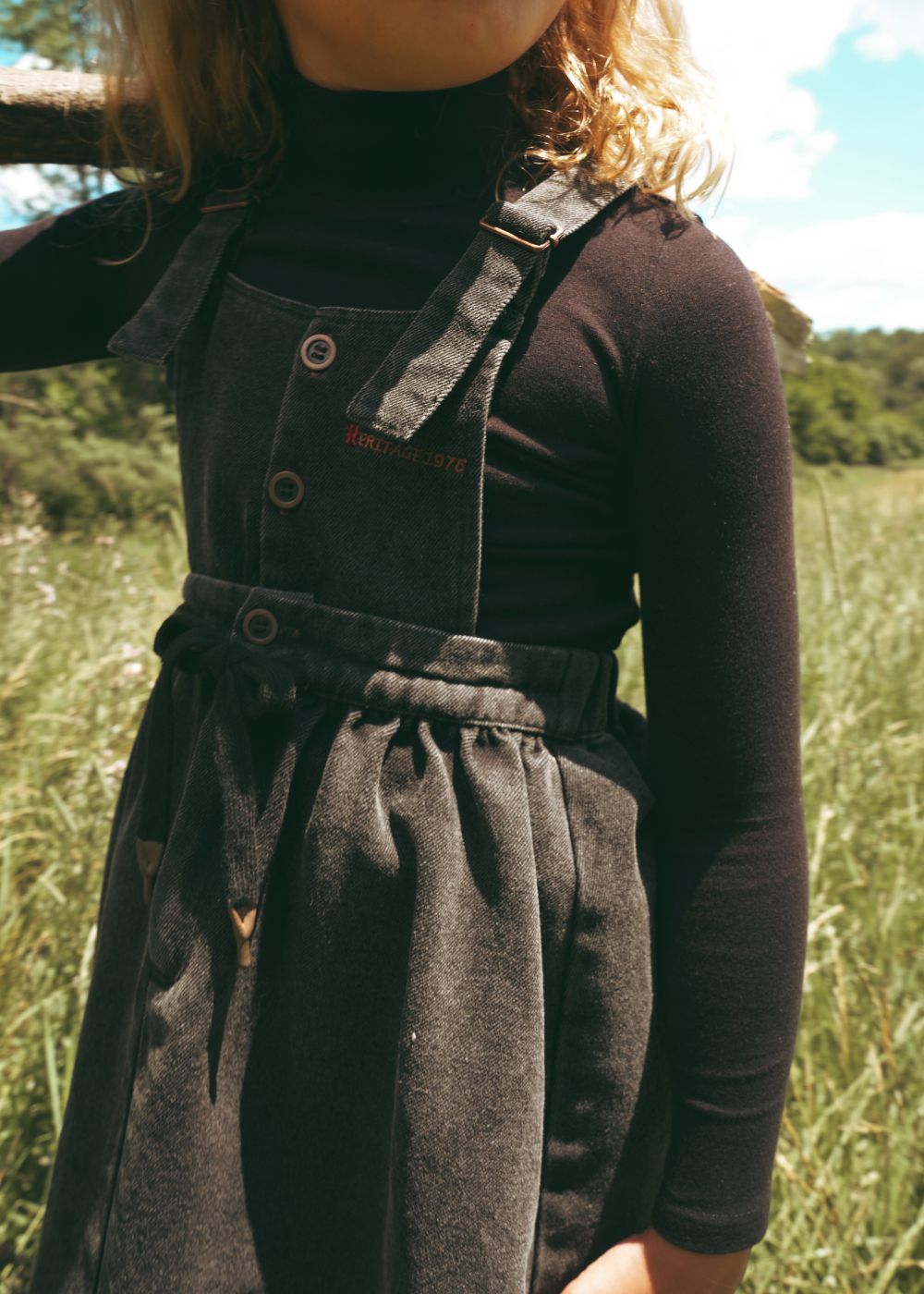 Denimwood Pinafore