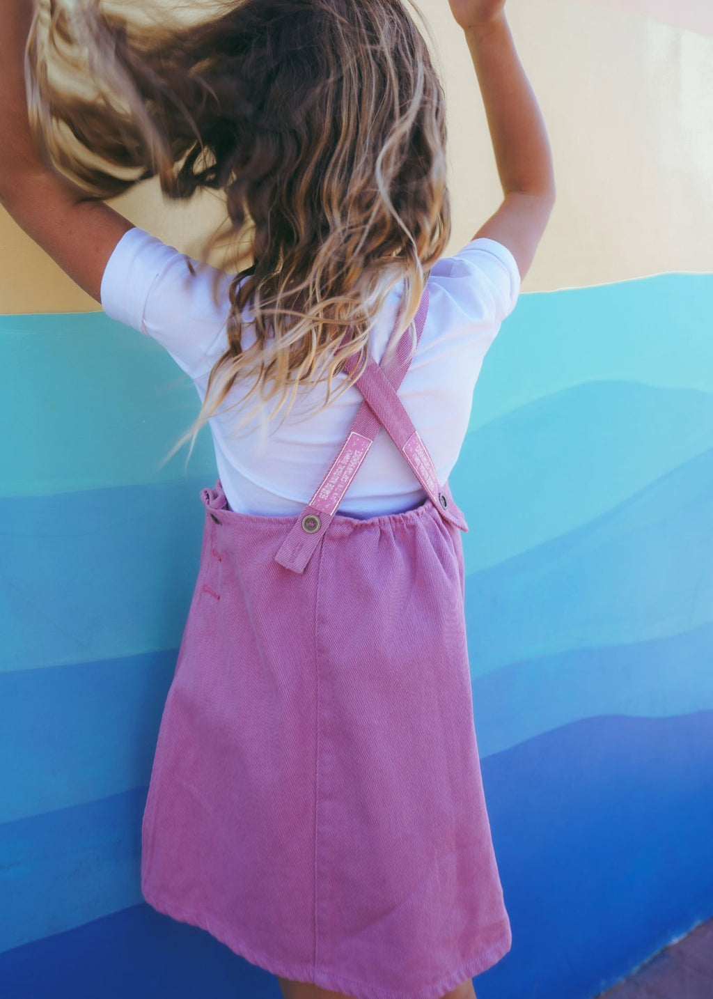 pink denim pinafore dress Denim Snap Pinafore Dress LimitedEditionNY