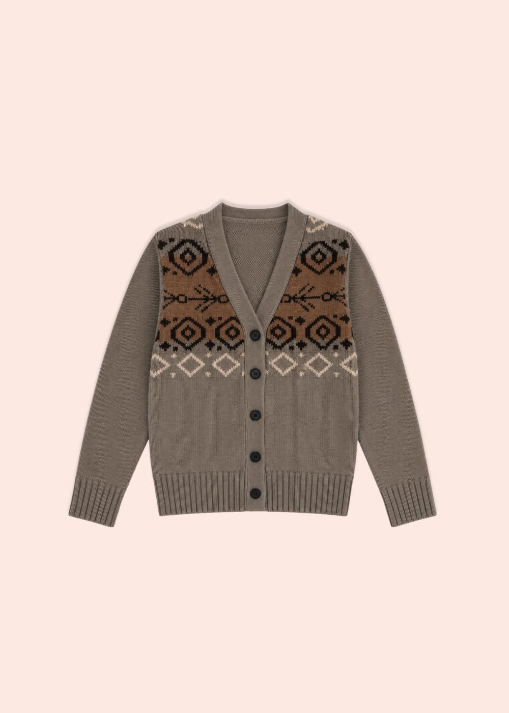 Henry Cardigan (Taupe)