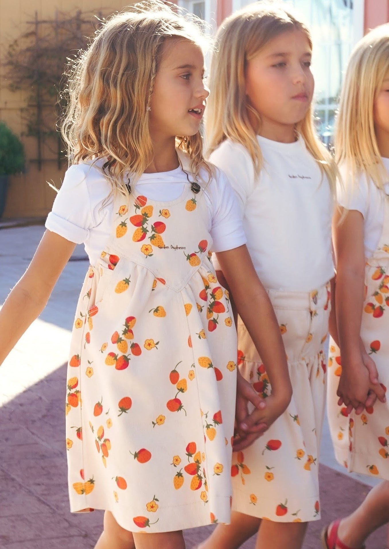 The Poppy Pinafore | Berry Print Girls Dress – Calla Lili Kids